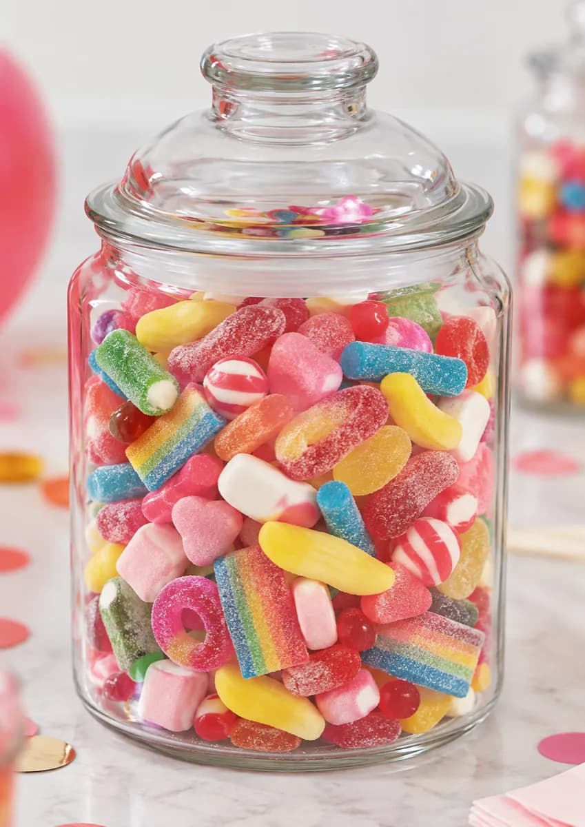 Christmas sweet jar at work: putting together a sweets bar for the children's Christmas party