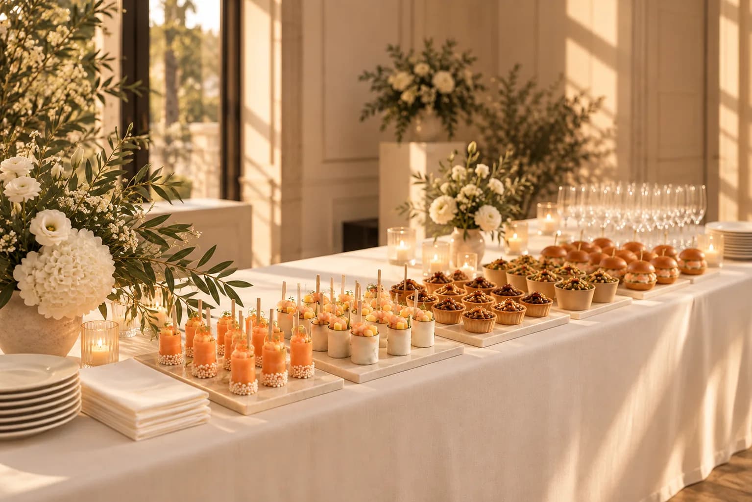 Pièces végétariennes, vegan et sans gluten : combien en prévoir pour un cocktail ou un buffet ?