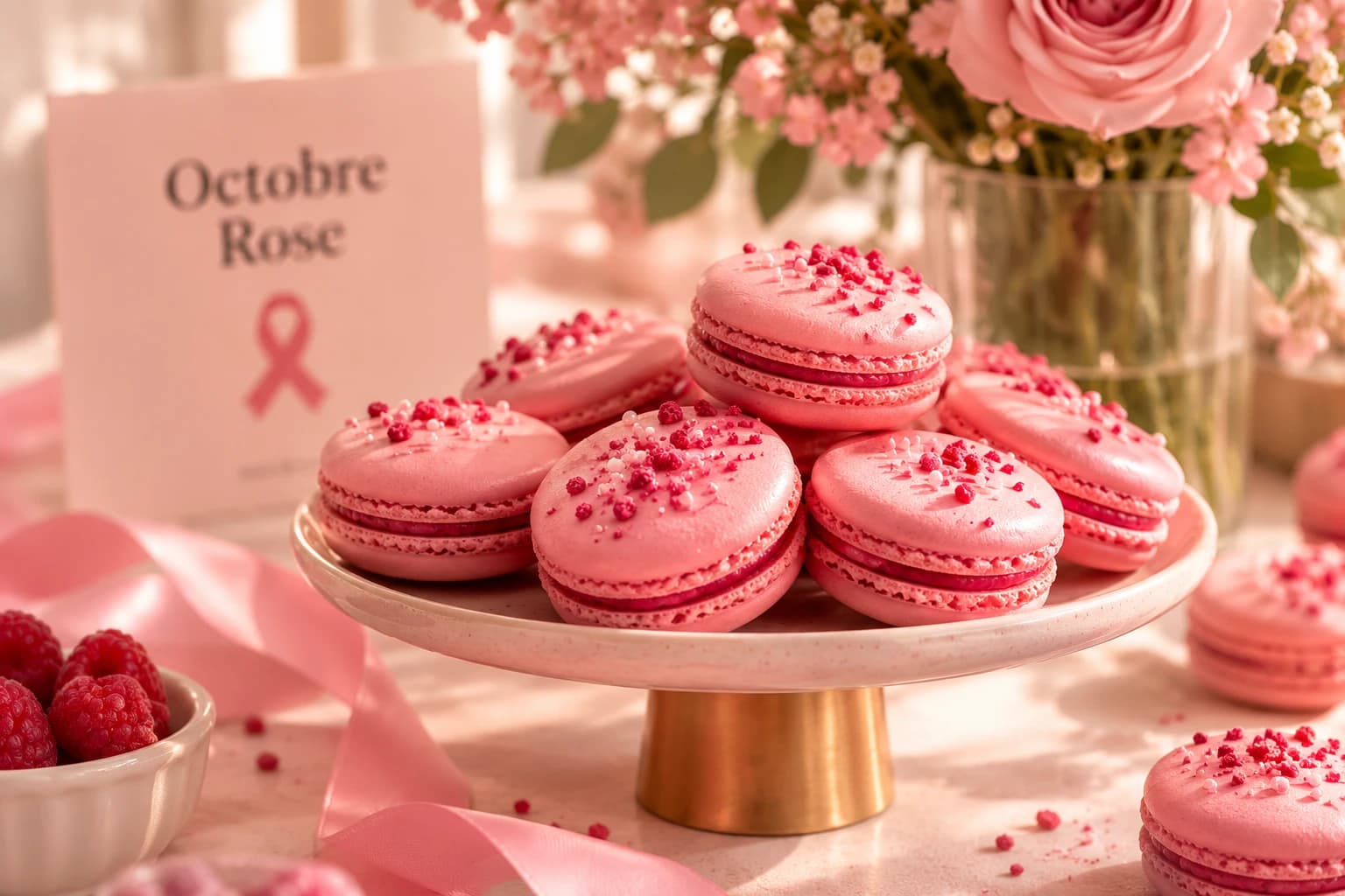 Goûter Octobre Rose en entreprise à Paris : une pause solidaire l'après-midi
