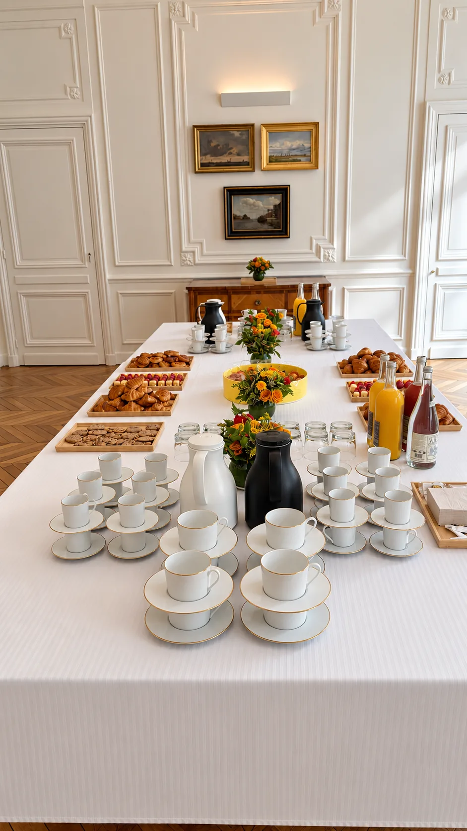 Equipment hire for a corporate reception: what to hire, how much and at what price?