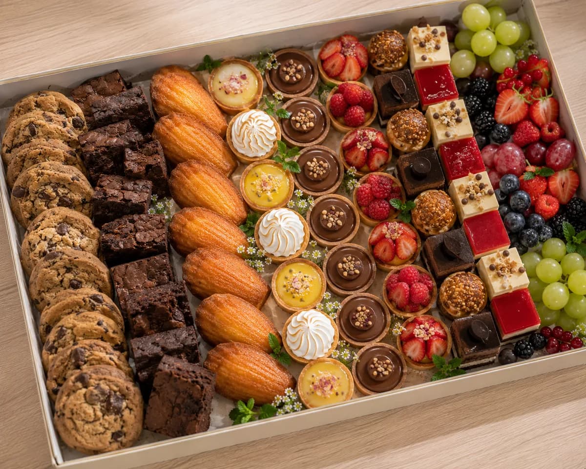 Combien de desserts par personne : mignardises, verrines, gâteaux ?