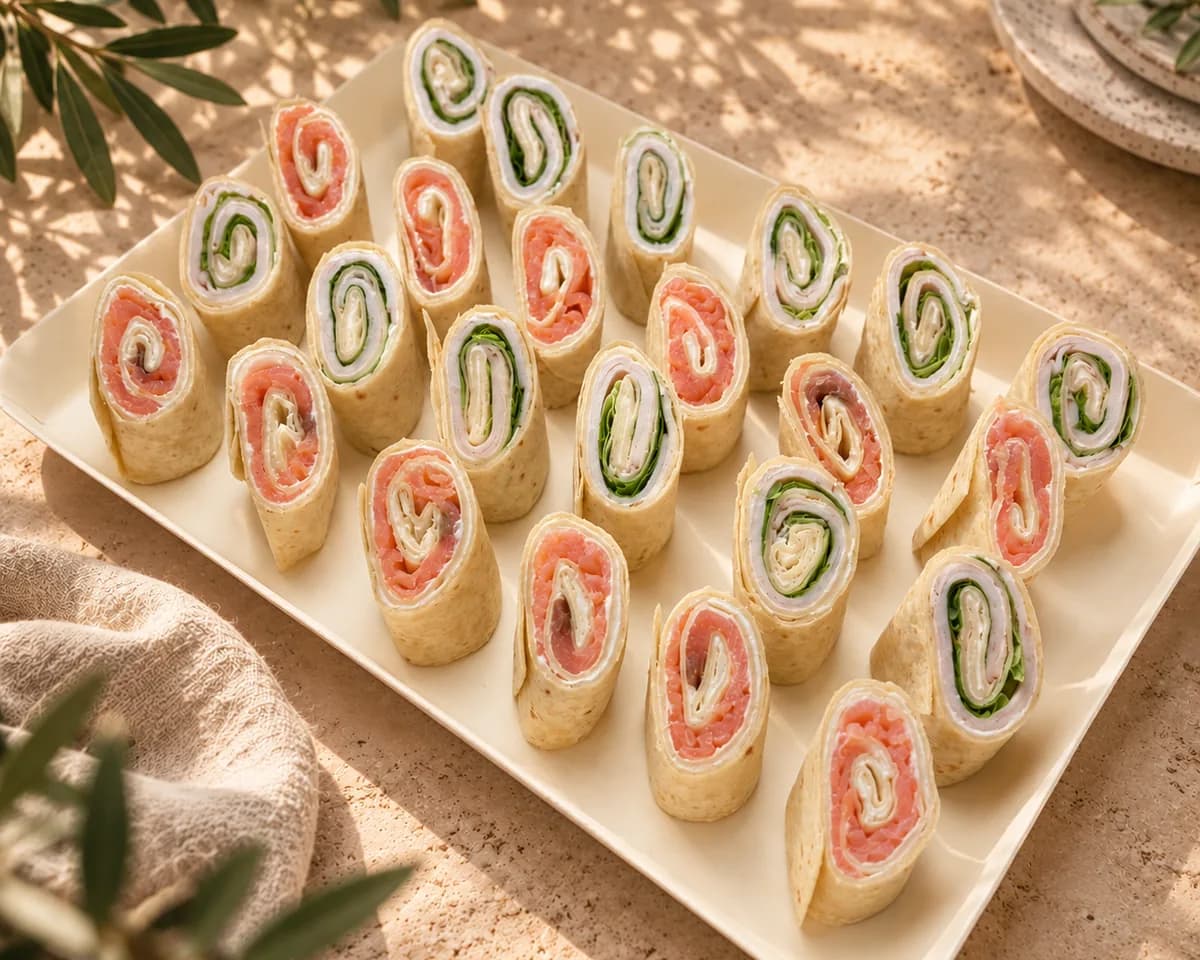 Plateau Mini Wraps Roulés