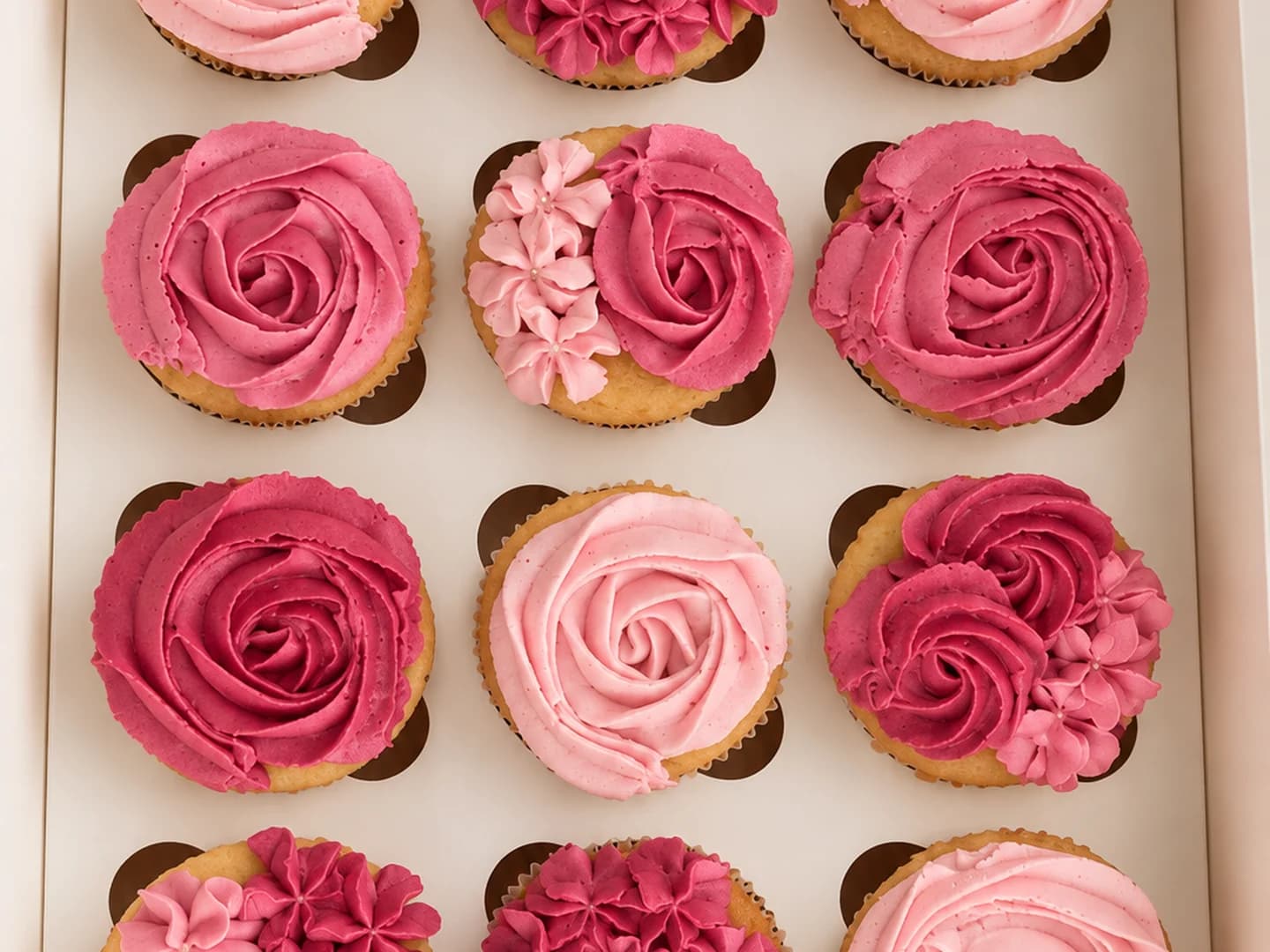 Pink cupcakes