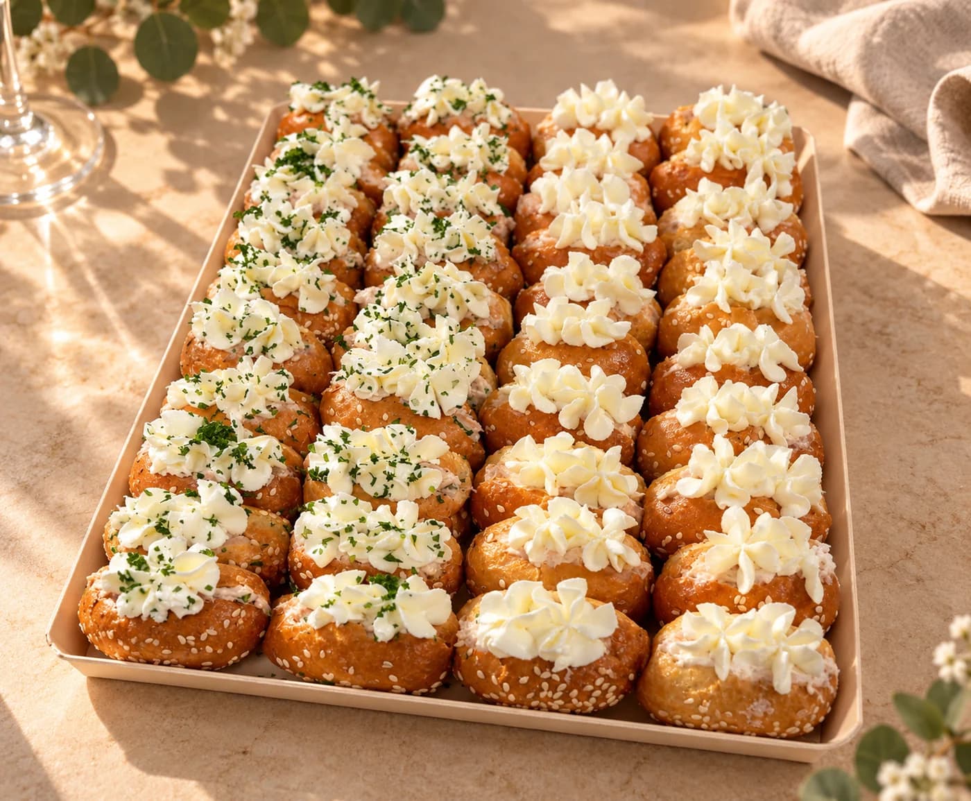 Assortiment de pains briochés salés