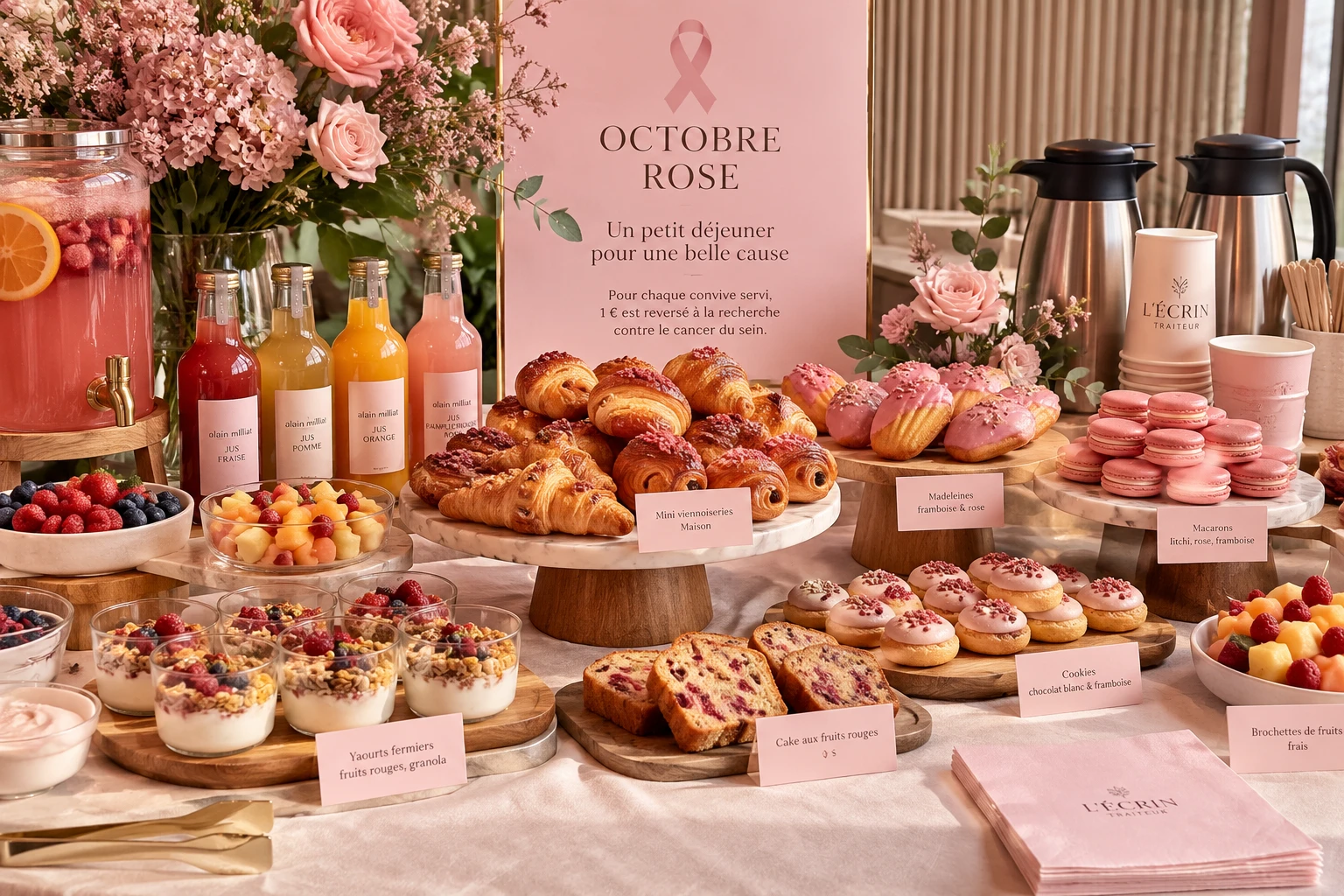 Pink October seminar in Paris: marking the day with a charitable gesture